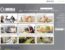 Tablet Screenshot of dimensija.lv